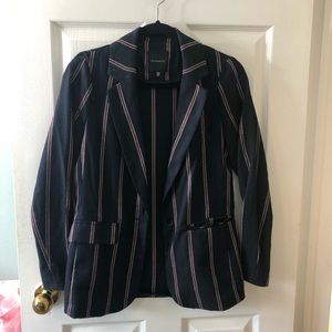 Dynamite navy stripe blazer